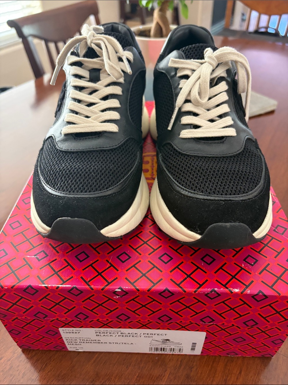 Tory Burch Kindlyck Trainer-  Mesh & Suede Sneakers S-9